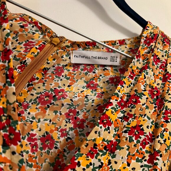 Faithfull the Brand Bellavista Floral Midi Dress szS - Picture 4 of 6
